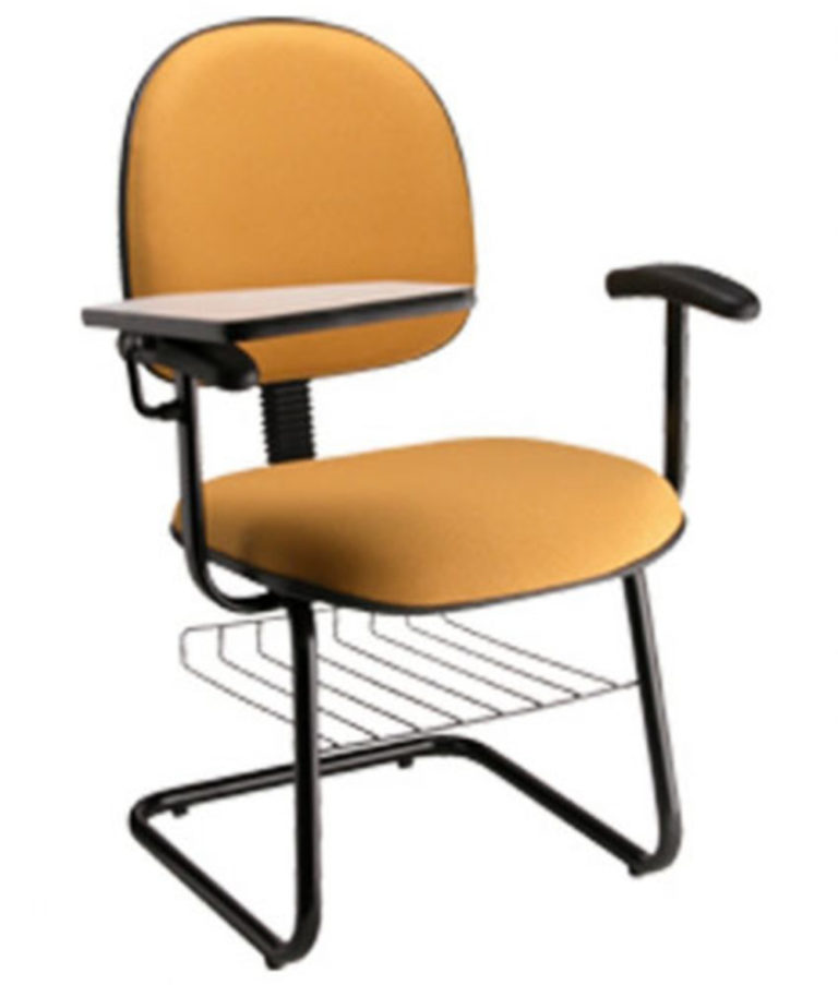 Cadeira para Faculdade com Braço e Porta Livros – Design Office Móveis