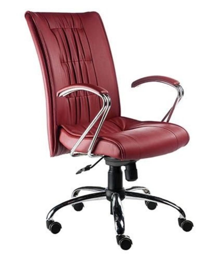 Cadeira Presidente para Escritório de Advogados com Braços Cromados - Design Office Móveis