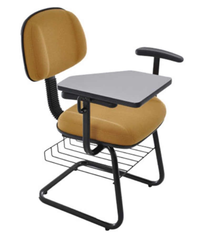 Cadeira para Escolas Particulares Cor Amarela - Design Office Móveis
