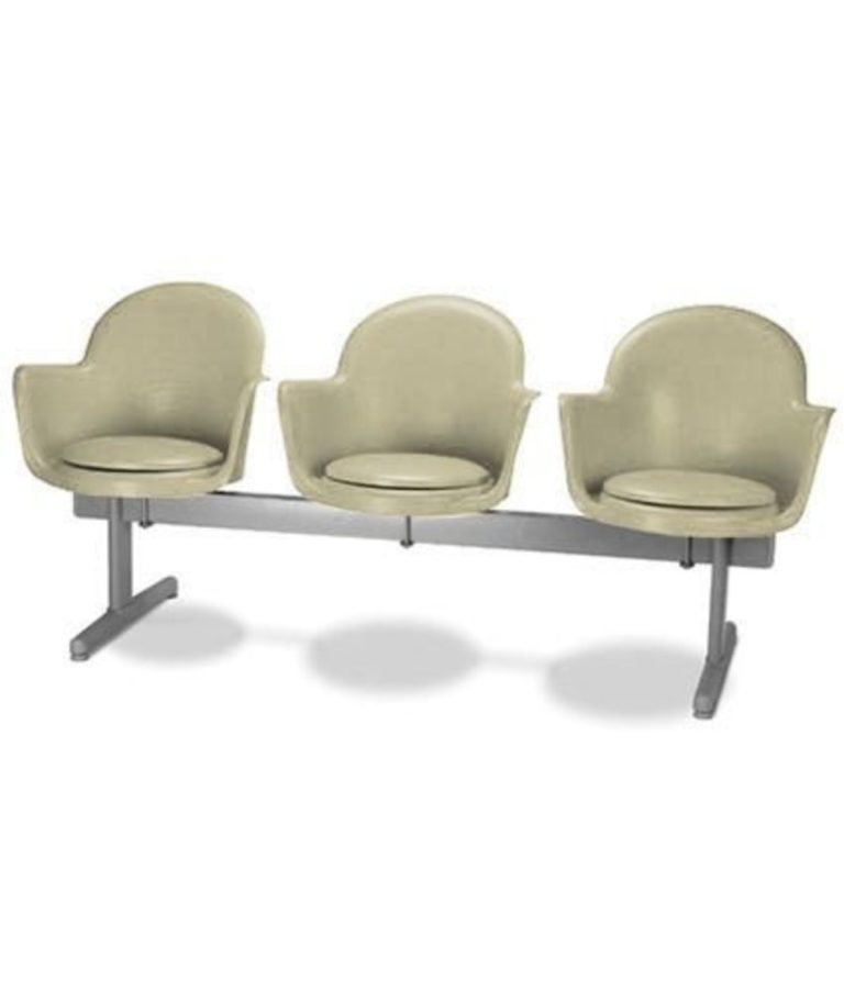 Cadeira de Plástico em Polipropileno para Recepção de Empresas Bege – Design Office Móveis