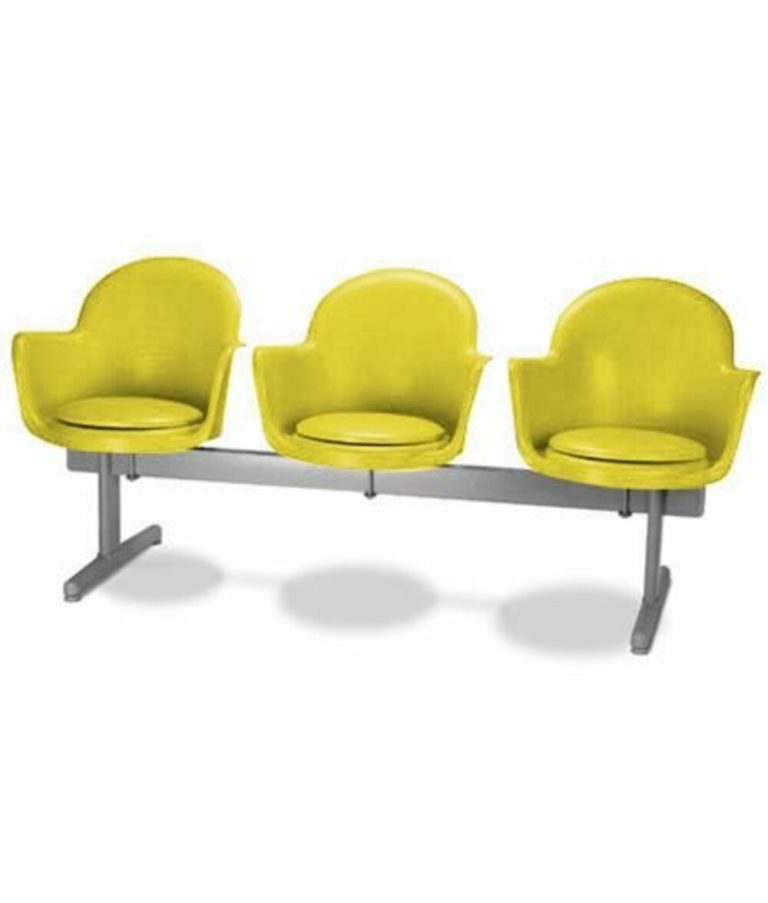 Cadeira de Plástico em Polipropileno para Recepção de Clínicas Amarela – Design Office Móveis