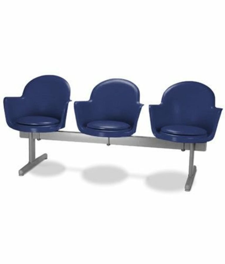 Cadeira de Plástico em Polipropileno para Recepção de Escritório Azul – Design Office Móveis