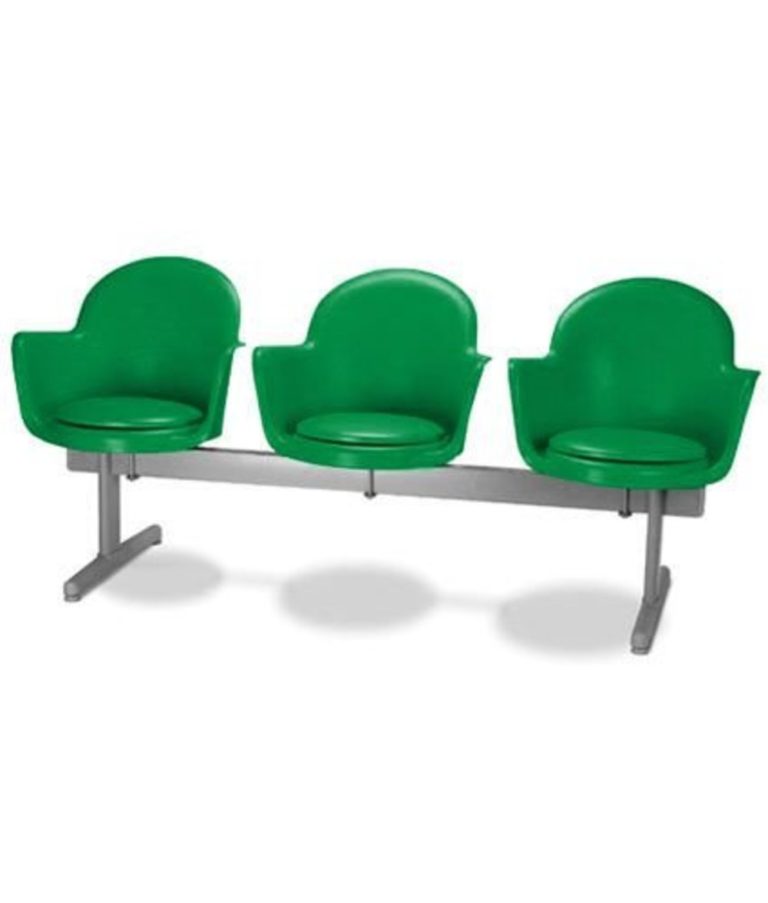Cadeira de Plástico em Polipropileno p/ Recepção de Cabelereiros Verde – Design Office Móveis