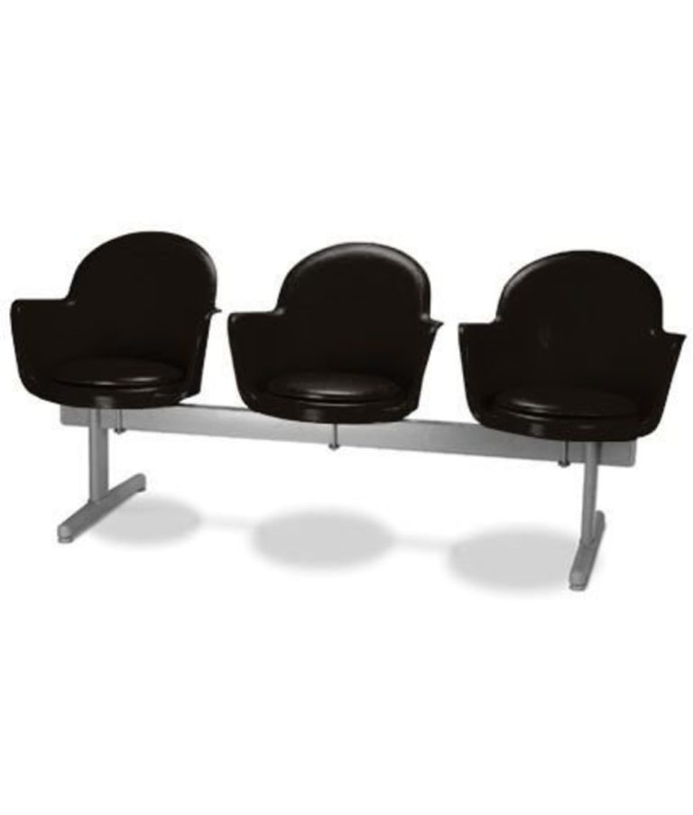 Cadeira de Plástico em Polipropileno para Recepção de Lojas na Preta – Design Office Móveis