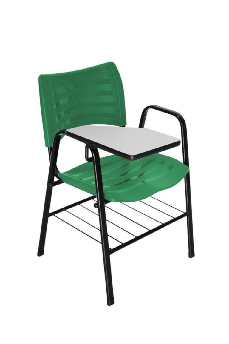 Cadeira ISO de Plástico prancheta para Empresas de Treinamento Verde – Design Office Móveis