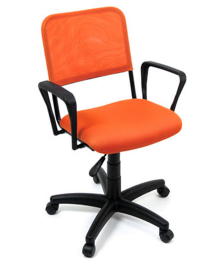 Cadeira Giratória com Braço e Encosto em Tela Mesh – Design Office Móveis